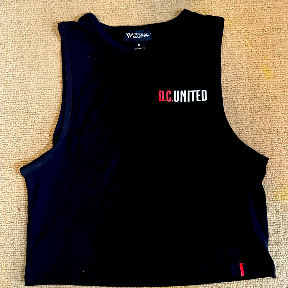 DC United cropped tank size medium